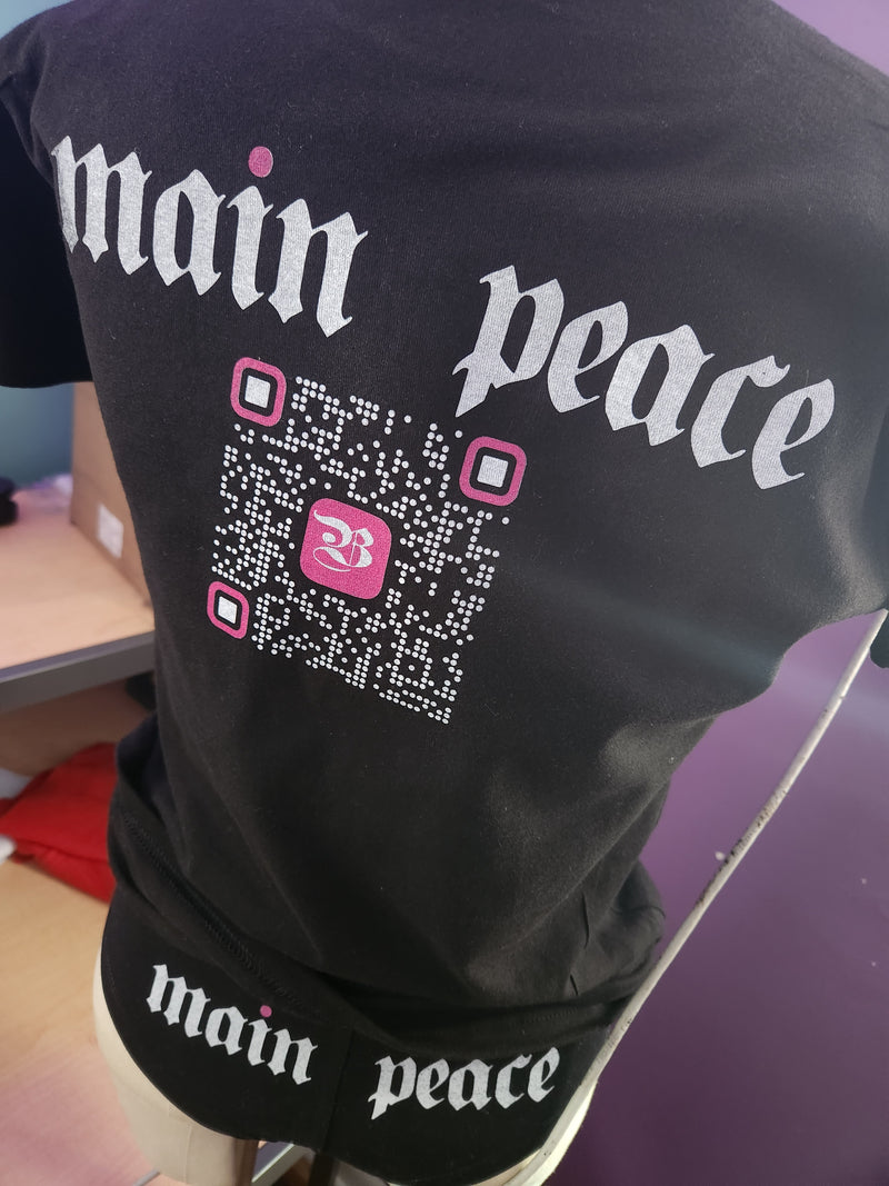 Main Peace t shirt by Bingo Black